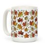 Mid Century Modern Fall Leaves Coffee Mug Mid Century Modern Fall Leaves Coffee Mug