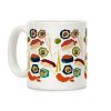 Mid-Century Modern Sushi Pattern Coffee Mug Mid-Century Modern Sushi Pattern Coffee Mug