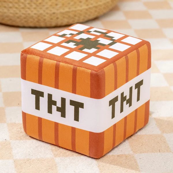 Minecraft TNT Plush Doll - Fun Stuffed Toy for Fans & Collectors