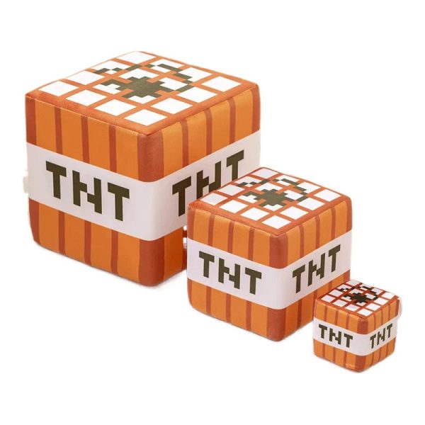 Minecraft TNT Plush Doll - Fun Stuffed Toy for Fans & Collectors