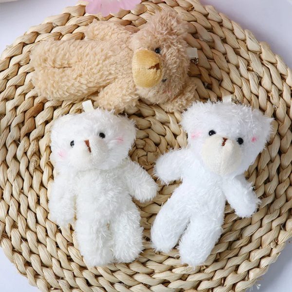 Mini Blush Teddy Plush Keychain Doll Mini Blush Teddy Plush Keychain Doll