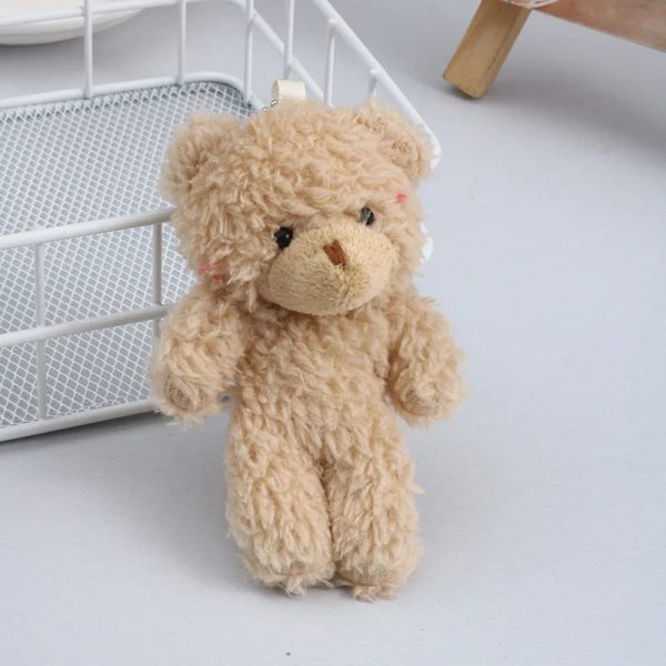 Mini Blush Teddy Plush Keychain Doll Mini Blush Teddy Plush Keychain Doll