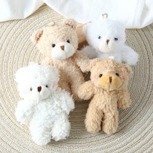 Mini Blush Teddy Plush Keychain Doll