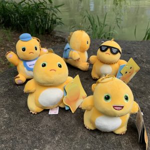Mini Dragon Plush Keychain Soft Character Doll