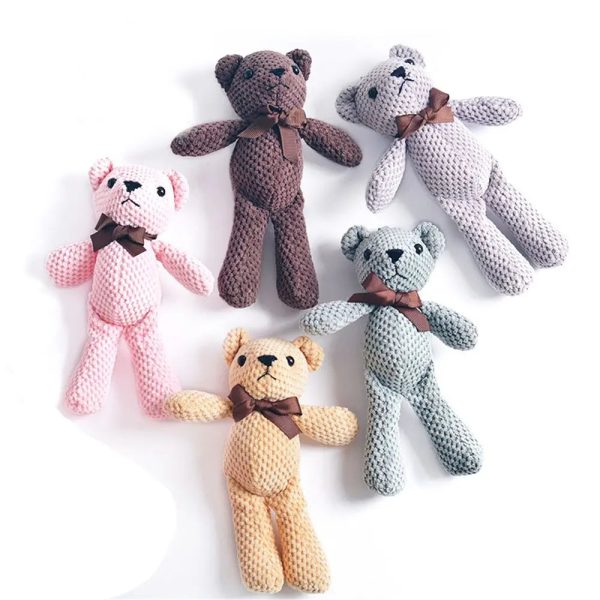 Mini Dressed Bear Plush Keychain Soft Stuffed Doll Mini Dressed Bear Plush Keychain Soft Stuffed Doll