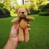 Mini Dressed Bear Plush Keychain Soft Stuffed Doll Mini Dressed Bear Plush Keychain Soft Stuffed Doll