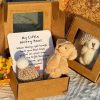 Mini Plush Teddy Bear Gift Box with Inspirational Card Mini Plush Teddy Bear Gift Box with Inspirational Card