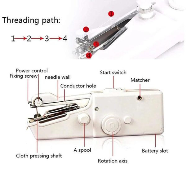 Mini Portable Handheld Sewing Machine