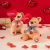 Mini Teddy Bear Plush Holding Heart 18cm Mini Teddy Bear Plush Holding Heart 18cm