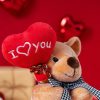 Mini Teddy Bear Plush Holding Heart 18cm Mini Teddy Bear Plush Holding Heart 18cm