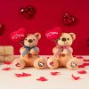 Mini Teddy Bear Plush Holding Heart 18cm Mini Teddy Bear Plush Holding Heart 18cm