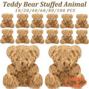 Mini Teddy Bear Plush Toys 4 Inch – Soft Stuffed Bears for Party Favors and DIY Gifts