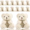 Mini Teddy Bear Plush Toys 4 Inch – Soft Stuffed Bears for Party Favors and DIY Gifts