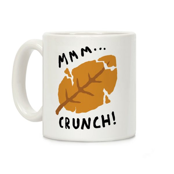 Mmm Crunch Fall Leaf Coffee Mug Mmm Crunch Fall Leaf Coffee Mug