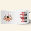 Moanday Tongueday Wetday Personalized Mug, Gift For Couple Moanday Tongueday Wetday Personalized Mug, Gift For Couple