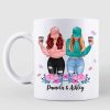Modern Besties Until We're Old And Senile Personalized Mug Modern Besties Until We're Old And Senile Personalized Mug
