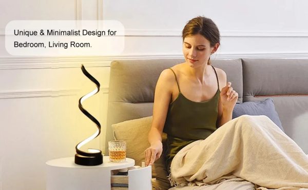 Modern Spiral Dimmable Table Lamp Modern Spiral Dimmable Table Lamp