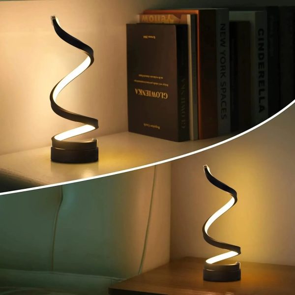 Modern Spiral Dimmable Table Lamp Modern Spiral Dimmable Table Lamp