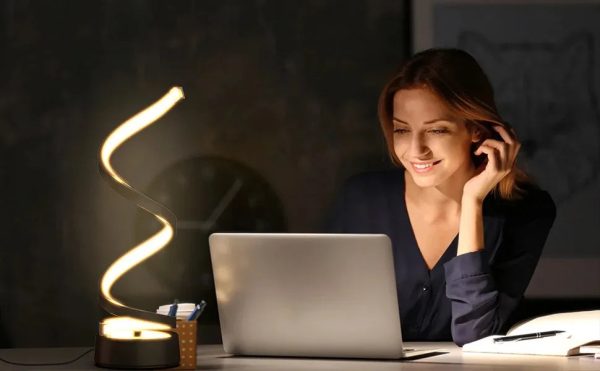 Modern Spiral Dimmable Table Lamp Modern Spiral Dimmable Table Lamp
