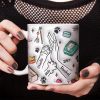 Mom And Cat High Five Hand 3D Mug Personalized Gift TH10 890899