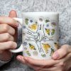 Mom Hold Our Hands, Also Our Hearts- Personalized 3D Inflated Effect Ceramic Mug - Gift For Mom, Grandma, Mother's Day | NA94