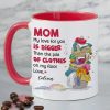 Mom My Love For You, Gift For Mom, Personalized Mug, Clothes On Floor Mug, Mother's Day Mug Mom My Love For You, Gift For Mom, Personalized Mug, Clothes On Floor Mug, Mother's Day Mug