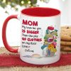 Mom My Love For You, Gift For Mom, Personalized Mug, Clothes On Floor Mug, Mother's Day Mug Mom My Love For You, Gift For Mom, Personalized Mug, Clothes On Floor Mug, Mother's Day Mug