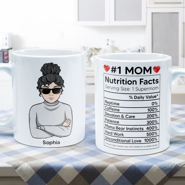 Mom Nutrition Facts - Personalized Mug - Mother's Day, Loving Gift For Mom Mom Nutrition Facts - Personalized Mug - Mother's Day, Loving Gift For Mom