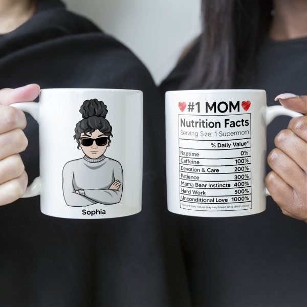 Mom Nutrition Facts - Personalized Mug - Mother's Day, Loving Gift For Mom Mom Nutrition Facts - Personalized Mug - Mother's Day, Loving Gift For Mom