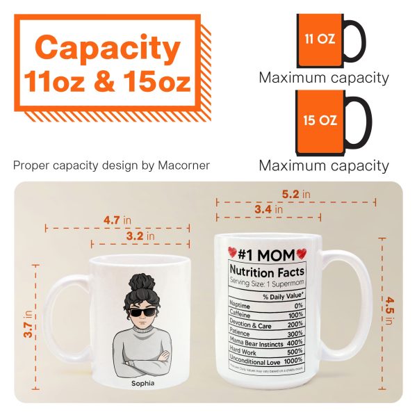 Mom Nutrition Facts - Personalized Mug - Mother's Day, Loving Gift For Mom Mom Nutrition Facts - Personalized Mug - Mother's Day, Loving Gift For Mom