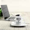 Mom Of Boys Outnumbered - Personalized Mug Mom Of Boys Outnumbered - Personalized Mug