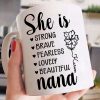 Mom She Is Strong - Personalized Mug Mom She Is Strong - Personalized Mug