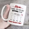 Mom, Thank You For Not Spitting, Gift For Mom, Personalized Mug, Sperm Mug, Mother's Day Gift Mom, Thank You For Not Spitting, Gift For Mom, Personalized Mug, Sperm Mug, Mother's Day Gift