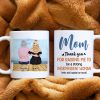 Mom, Thank You For Raising Me, Gift For Mom, Personalized Mug, Mom And Daughter Sitting Mug, Mother's Day Gift Mom, Thank You For Raising Me, Gift For Mom, Personalized Mug, Mom And Daughter Sitting Mug, Mother's Day Gift