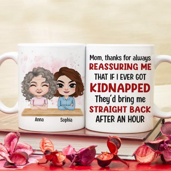 Mom Thanks For Always Reassuring Me - Personalized Mom Mug - Gift For Mom Mom Thanks For Always Reassuring Me - Personalized Mom Mug - Gift For Mom