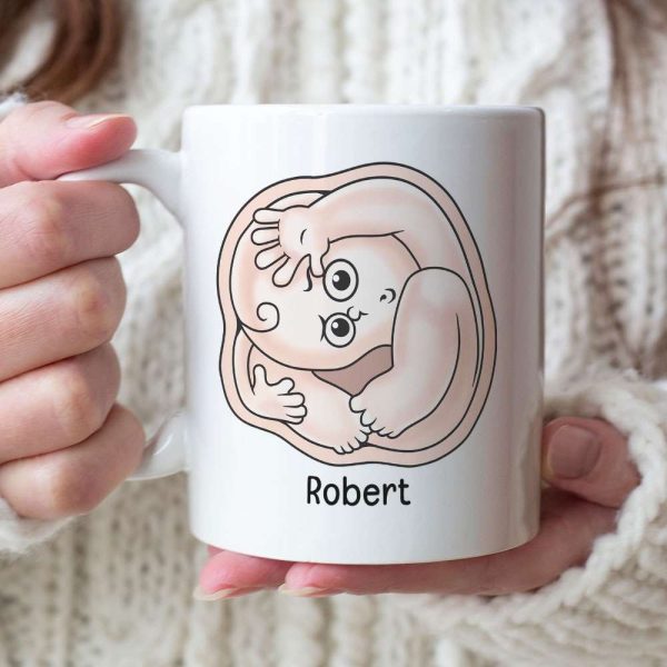 Mom Thanks For Carrying Me For 9 Months, Personalized Coffee Mug, Thanks You Mom Coffee Mug, Mother's Day, Birthday Gift For Mom
