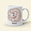 Mom Thanks For Carrying Me For 9 Months, Personalized Coffee Mug, Thanks You Mom Coffee Mug, Mother's Day, Birthday Gift For Mom