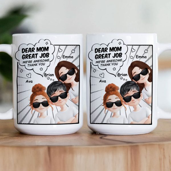Mom, We Are Awesome - Personalized Mug Mom, We Are Awesome - Personalized Mug