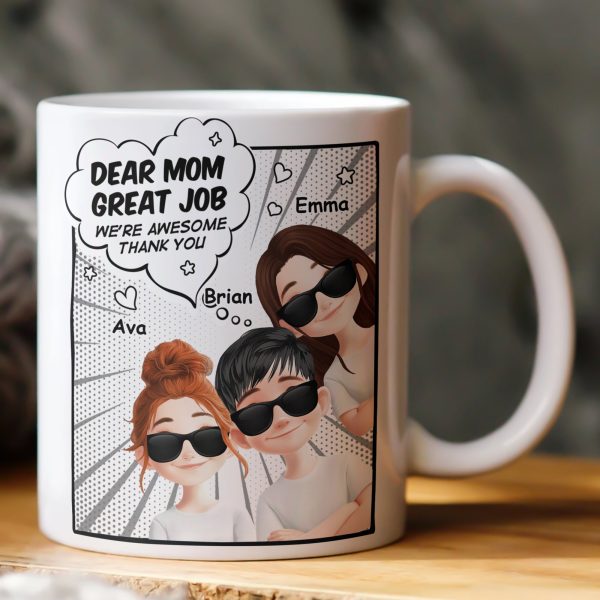 Mom, We Are Awesome - Personalized Mug Mom, We Are Awesome - Personalized Mug