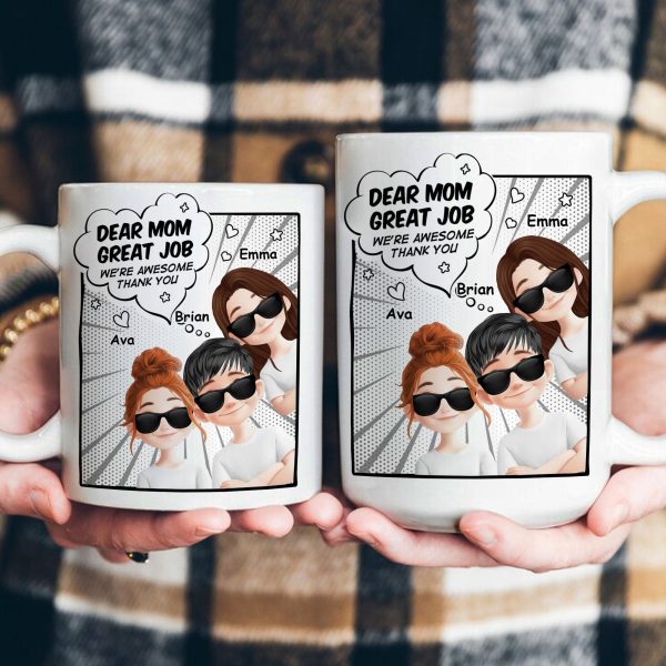 Mom, We Are Awesome - Personalized Mug Mom, We Are Awesome - Personalized Mug