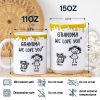 Mom We Love You 3D Inflated Effect Stick Figure - Personalized White Edge-to-Edge Mug Mom We Love You 3D Inflated Effect Stick Figure - Personalized White Edge-to-Edge Mug