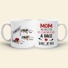 Mom, You Let Dad Enter Us Into A Race, Gift For Mom, Personalized Mug, Racing Sperm Mug, Mother's Day Gift