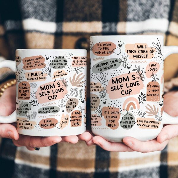 Mom's Self Love Cup - Personalized Mug Mom's Self Love Cup - Personalized Mug