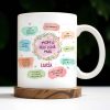 Mom's Self Love Mug With Flowers - Personalized Custom Coffee Mug - MOM056_MG Mom's Self Love Mug With Flowers - Personalized Custom Coffee Mug - MOM056_MG