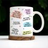 Mom's Self Love Mug With Inspiring Quotes And Floral Design - Personalized Custom Coffee Mug - MOM033_MG