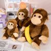 Monkey Doll Soft Plush Toy for Wild Animals Monkey Doll Soft Plush Toy for Wild Animals