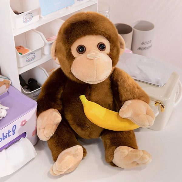 Monkey Doll Soft Plush Toy for Wild Animals Monkey Doll Soft Plush Toy for Wild Animals
