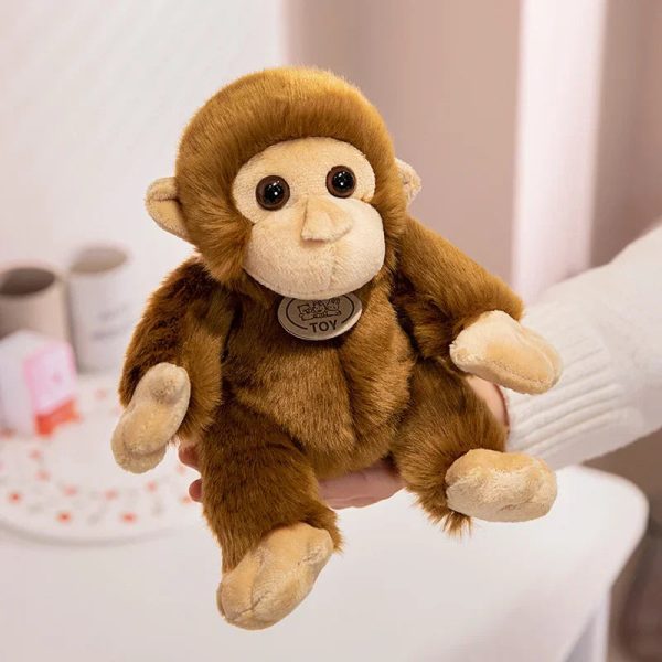 Monkey Doll Soft Plush Toy for Wild Animals Monkey Doll Soft Plush Toy for Wild Animals