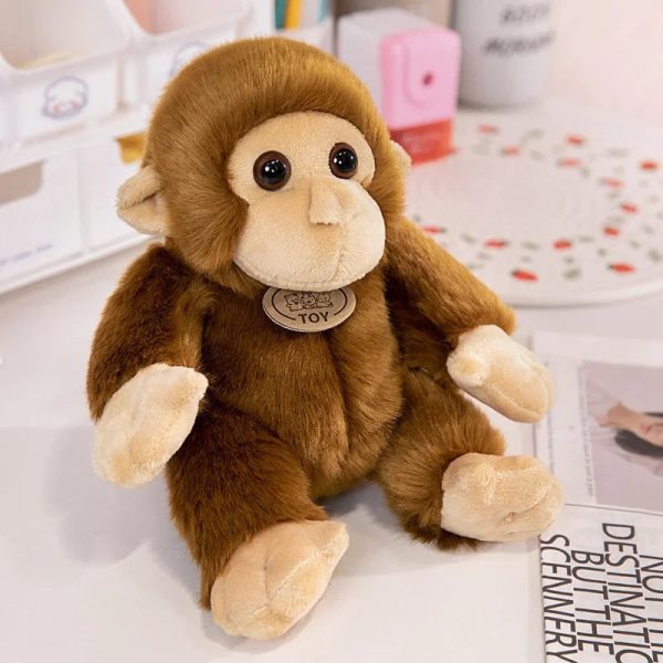 Monkey Doll Soft Plush Toy for Wild Animals Monkey Doll Soft Plush Toy for Wild Animals