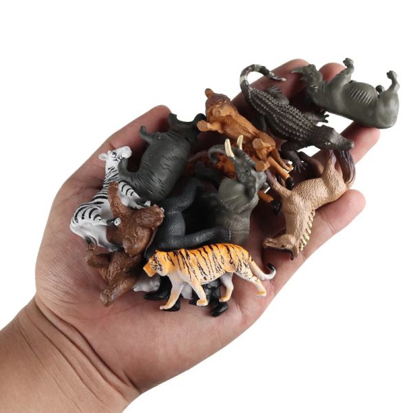 Montessori Miniature Lion Shark Horse Dinosaur Animals Model Set Action Figures Montessori Miniature Lion Shark Horse Dinosaur Animals Model Set Action Figures